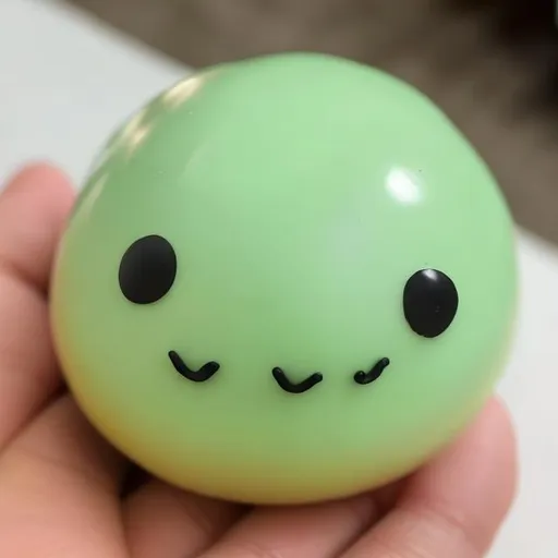 Prompt: A Cute medium sized slime