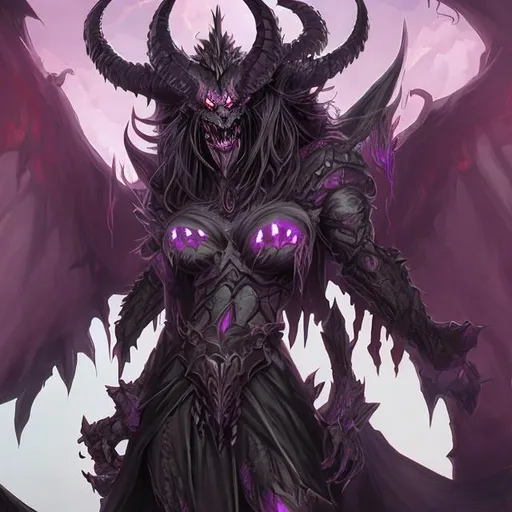 Prompt: demon queen behemoth 