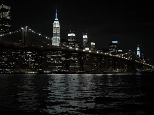 Prompt: New York Skyline from 42nd Street Pier