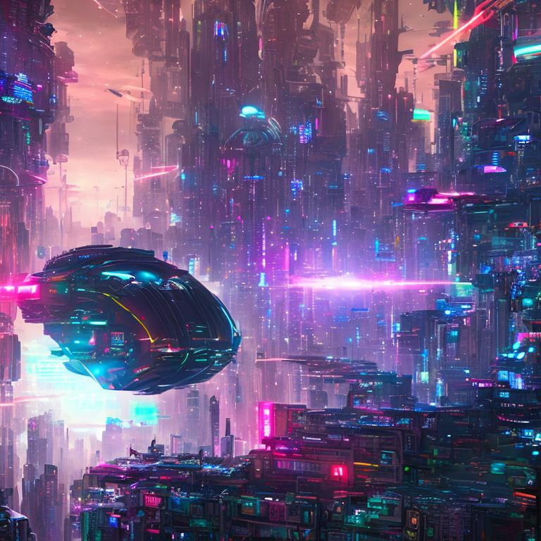 Download Explore the cyberpunk future in 2560x1440 Wallpaper