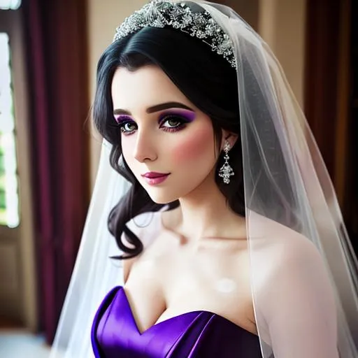 Wedding Dresses Gowns Excellent Quality Elegant Purple And White Wedding  Dresses Strapless Sle… | Colored wedding dresses, Wedding dresses uk, Purple  wedding dress