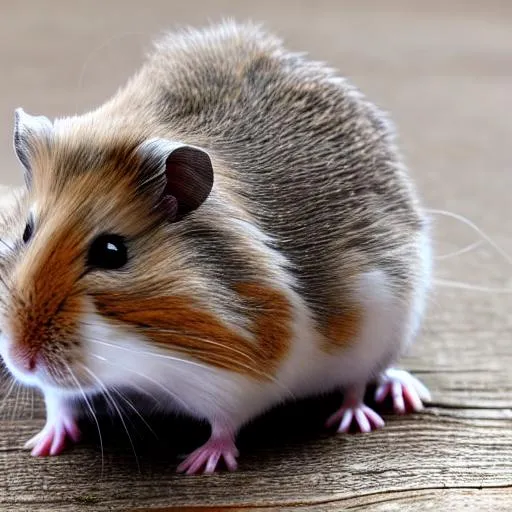 Prompt: hamster{object},dragon