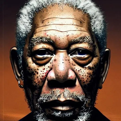 Prompt:  Portrait of  Morgan Freeman as God. perfect composition, hyperrealistic, super detailed, 8k, high quality, trending art, trending on artstation, sharp focus, studio photo, intricate details, highly detailed, by greg rutkowski