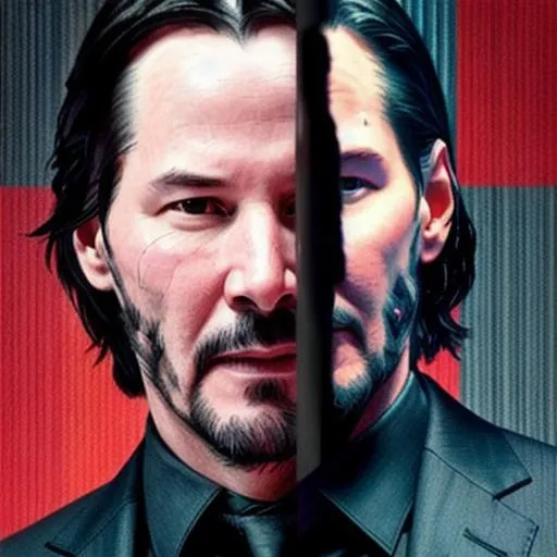 Keanu Reeves takes a Selfie with John Wick and it is... | OpenArt