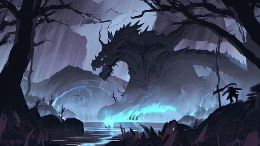 Prompt: Generate an image in Japanese anime style depicting the entrance of a hidden cave, guarded by a colossal dragon. The cave is surrounded by an eerie darkness, and glowing eyes of otherworldly creatures lurk in the shadows. Show a girl samurai standing at the entrance, ready to face the ultimate challenge and retrieve the Blade of Light. 