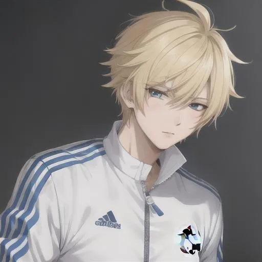 Cute Anime Boy Hair (Blonde)