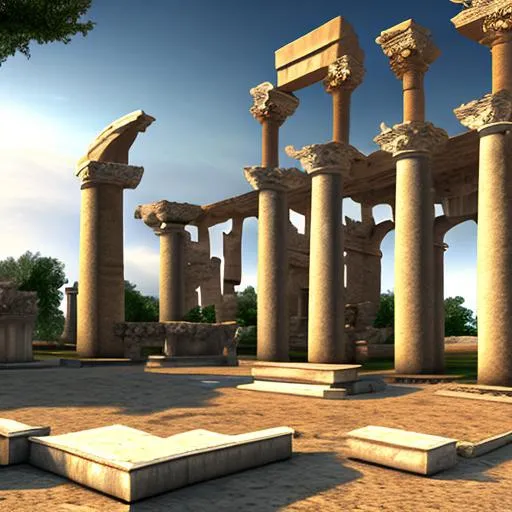 Prompt: carthage ruins 3d ultra reality HD 1080*1920 dimensions
