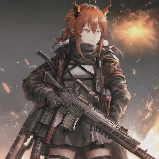 Anime girl tactical aiming and shooting : r/waifuswithguns