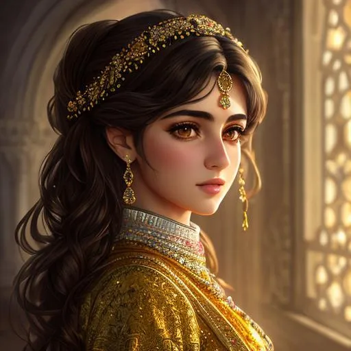 Prompt: create most beautiful photograph of most beautiful fictional, Kurdish young sexy-girl, extremely, detailed environment, detailed background, intricate, detailed skin, natural colors , professionally color graded, photorealism, 8k, moody lighting.