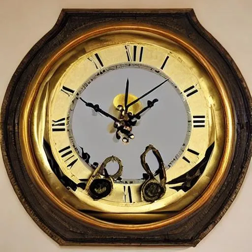 Prompt: salvador dali clock
