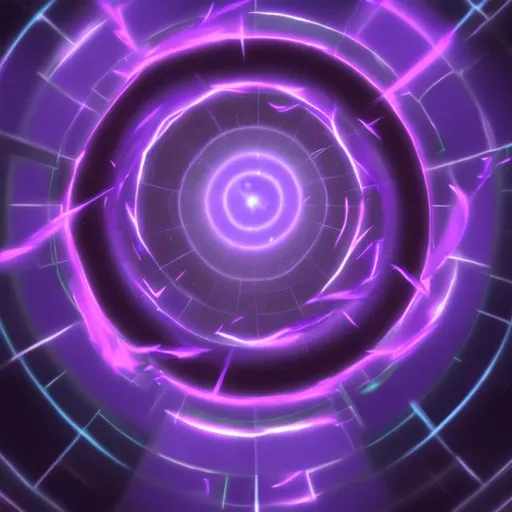 Prompt: anime purple portal