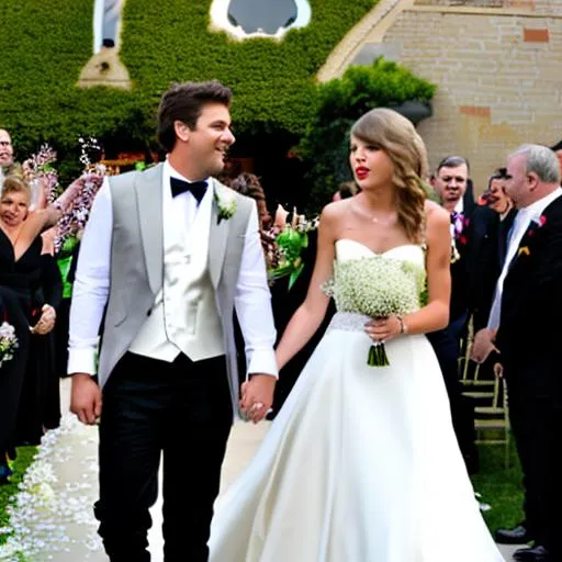 Prompt: Taylor swift, wedding