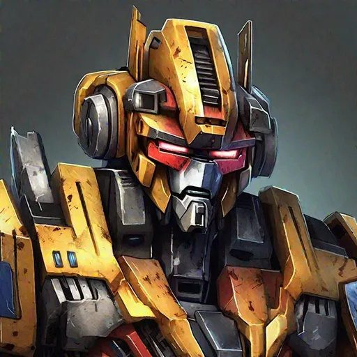 Prompt: realistic autobot heroic headshot