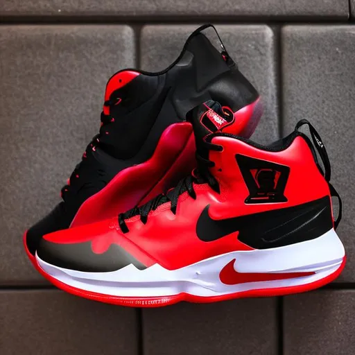 Prompt: chicago bulls nike basketball shoes
