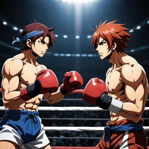 Prompt: Sprit fighters plot fighting tournament scenes in anime.