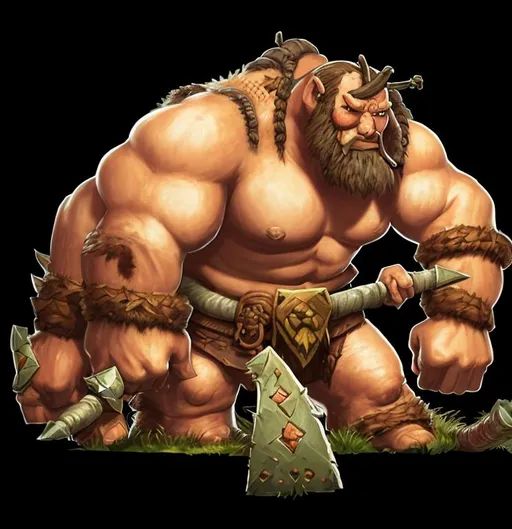 Prompt: Barbarian giant