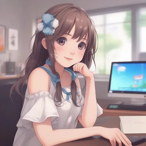 Prompt: cute anime girl
