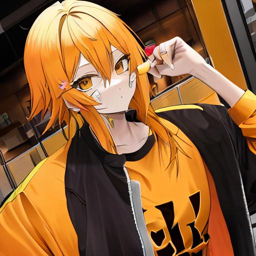 Cafe Racer Anime Mustard Yellow Round Neck T-Shirt for Girls | ATOM