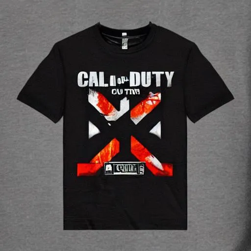 call of duty t-shirt | OpenArt