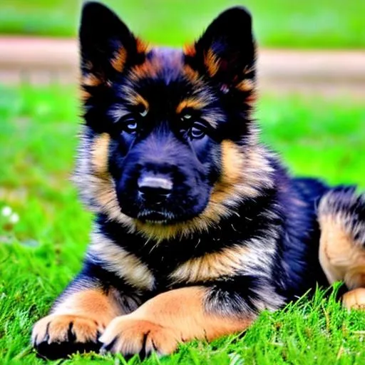 Prompt: cute german shepard dog
