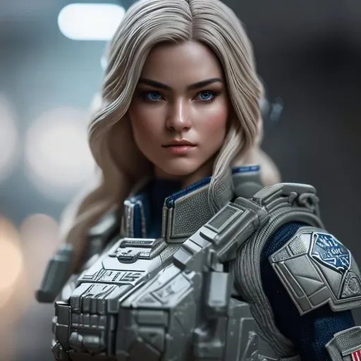 Prompt: create hig quality photograph of elite female space soldier, extremely detailed face, extremely detailed environment, extremely detailed background, intricate, extremely detailed skin, natural colors , professionally color graded, photorealism, 8k, realistic, moody lighting, ambience