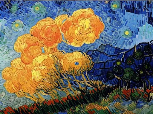 Prompt: make the uploaded picture into van gogh style