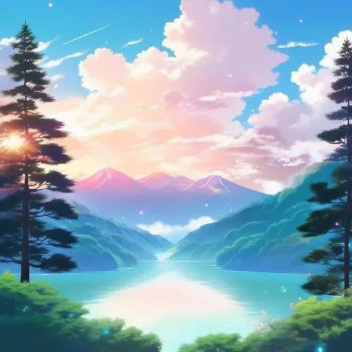 Prompt: aesthetic profile picture anime ghibli simple calming space ethereal