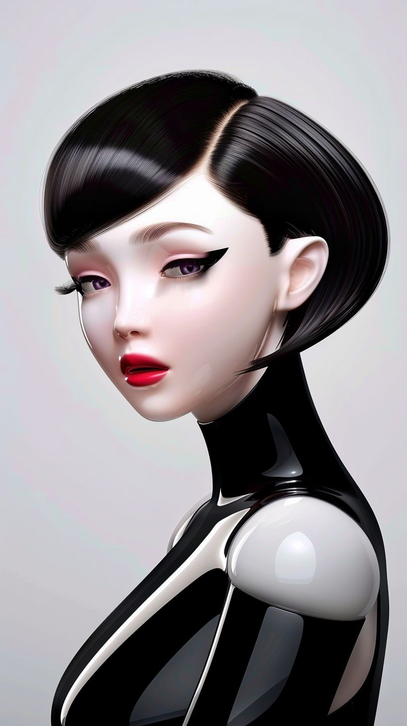 Prompt: elegant sleek android girl --ar 9:16 --sref https://s.mj.run/eTYB7bTa7y4 --stylize 0