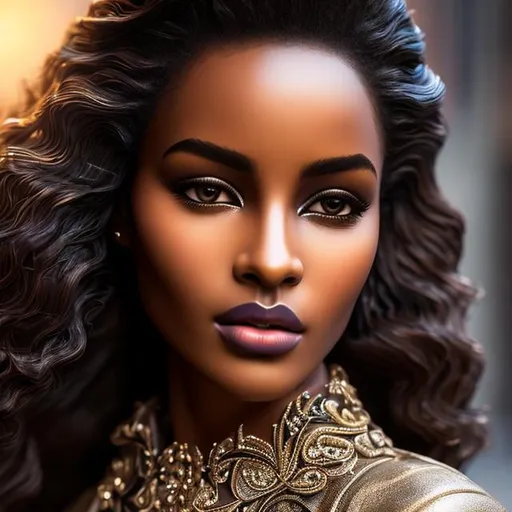 Prompt: long shot super detailed lifelike illustration, intricately detailed, dramatic lighting, young Iman, young woman, gorgeous detailed face, Iman as a police officer, the model

masterpiece photoghrafic real digatal ultra realistic hyperdetailed , ruffles, highly detailed brown eyes, highly detailed beautiful gloss lips, highly detailed intricate fluffy black short hair, stray hairs, complex,

hopeful, smile, iridescent reflection, cinematic light,

impressionist painting, Degas Style Painting,

volumetric lighting maximalist photo illustration 4k, resolution high res intricately detailed complex,

soft focus, digital painting, oil painting, heroic fantasy art, clean art, professional, colorful, rich deep color, concept art, CGI winning award, UHD, HDR, 8K, RPG, UHD render, HDR render, 3D render cinema 4D, Makoto Shinkai,