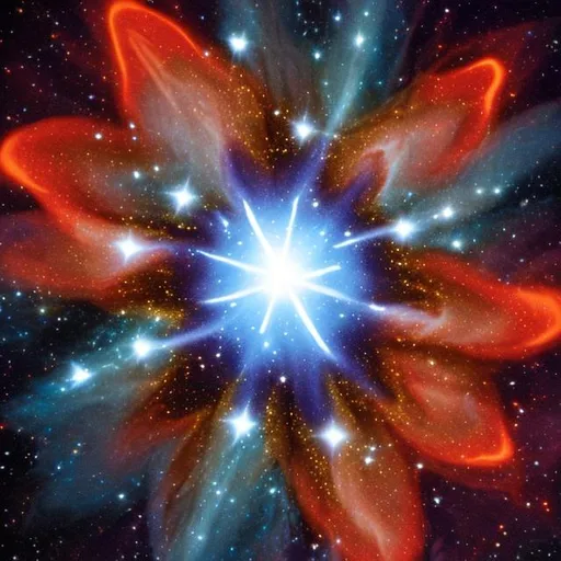 Prompt: Giant blue star exploding
