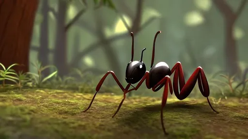 Prompt: Ant in Forest Animated