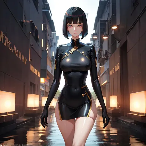 Prompt: a lonely AI girl, very tall, thick thighs, wide hips, long legs, slender waist, big beautiful symmetrical eyes, aloof expression, bob haircut with bangs, (dressed as a U.S. soldier in the Vietnam war), (smoking a cigarette in the jungles of Vietnam), 12K resolution, hyper quality, hyper-detailed, depth of field