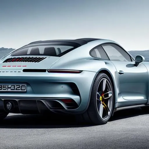 Prompt: Porsche in the year 2050