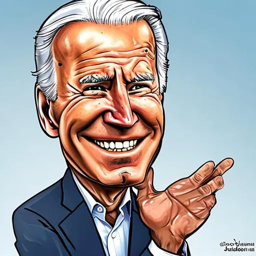 Caricatura de biden | OpenArt