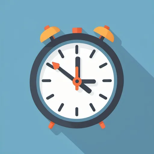 Prompt: time management and organization icon


