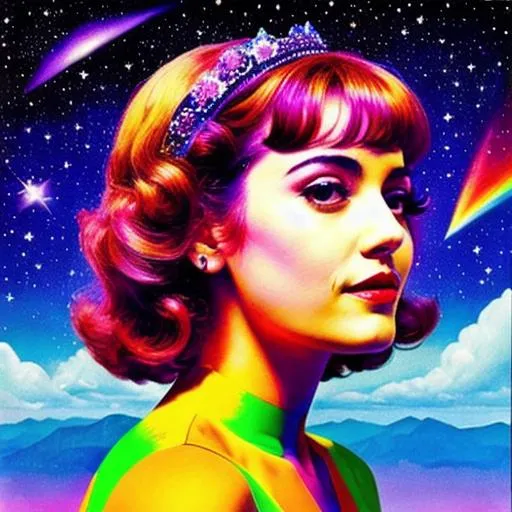 Prompt: Lucy in the Sky with Diamonds