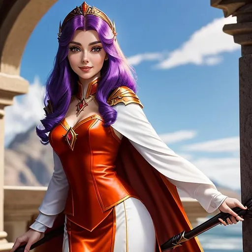 Prompt: Blood Elf from World of Warcraft that looks like a cross of Audrey Hepburn and Galadriel, her hair is long and styled, she is wearing a 1920's explorer outfit, ready for adventure, she has multicolored hair consisting gold orange red and violet, playful smile, she is making eye contact, she has a teasing expression on her face, full body, ethereal, detailed real face, detailed real skin textures, highly detailed, real, alive, 4K, 8K quality, Big Eyes, 