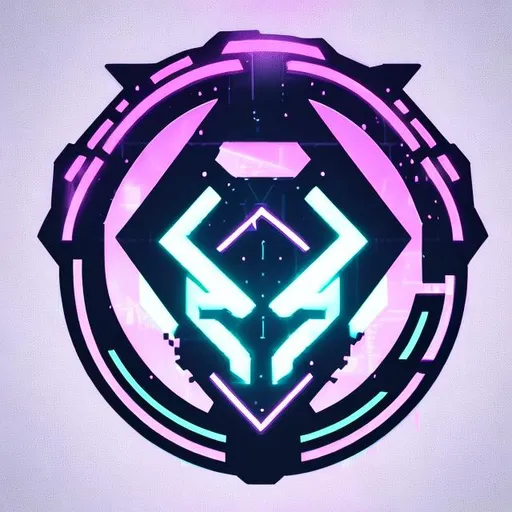 Prompt: logo, cyberpunk design

