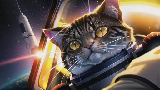 Prompt: Cat Astronaut, In space, 8K resolution, dynamic lighting, Photorealistic, twilight, Space, Spacescape, spacecore
