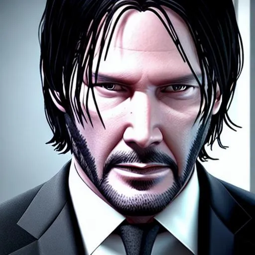 Prompt: fortnite john wick Ultra HD UHD  2K 4K 8K 12K 16K 32K 64K Photorealistic Photorealism Masterpiece Beautiful 