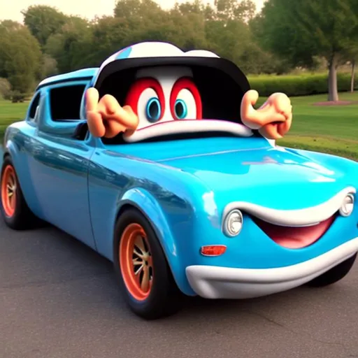Prompt: Goofy ahh car