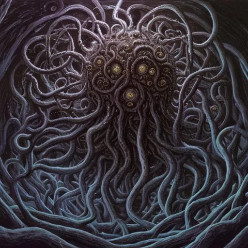 Azathoth, center of the universe, black hole, cosmos... | OpenArt