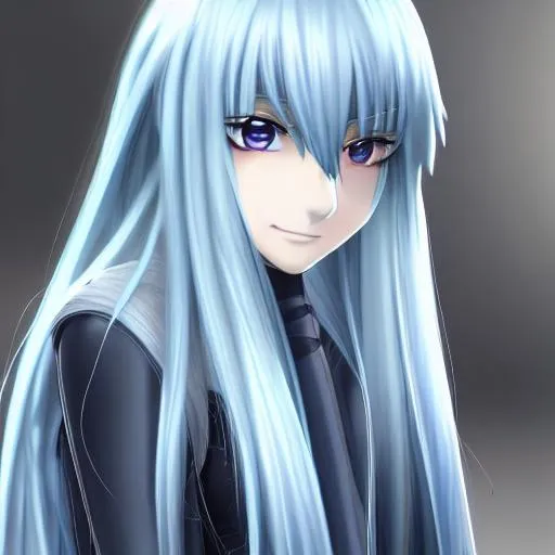 anime portrait of Esdeath, anime eyes, blushing, bea... | OpenArt
