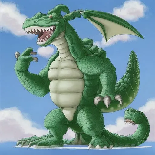 Prompt: CHIBI GIANT  COCODRILE