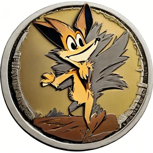Prompt: wile e. coyote coin, surprise me