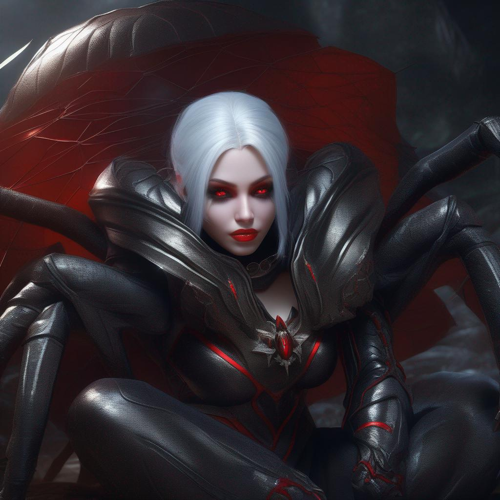 Fantasy Art Digital Painting A Beautiful Drow Gia Openart