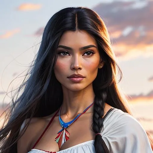 Prompt: Pocahontas