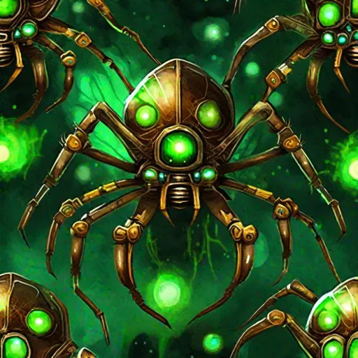 Aurora Firepot Spider which is a mechanical spider,...