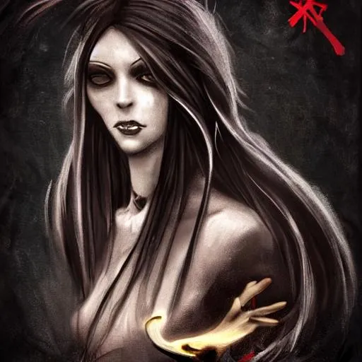 dark female spirit | OpenArt