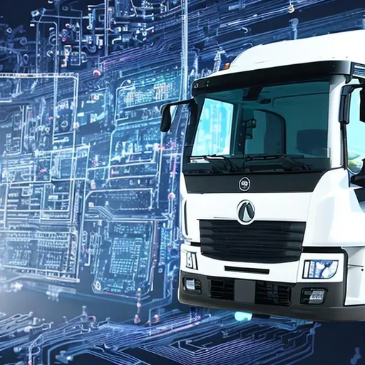 Prompt: AI processing truck data
